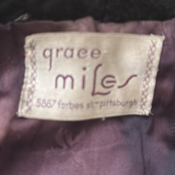 stunning vintage persian lamb fur bolero jacket with mink collar.  Size S - Picture 8 of 8